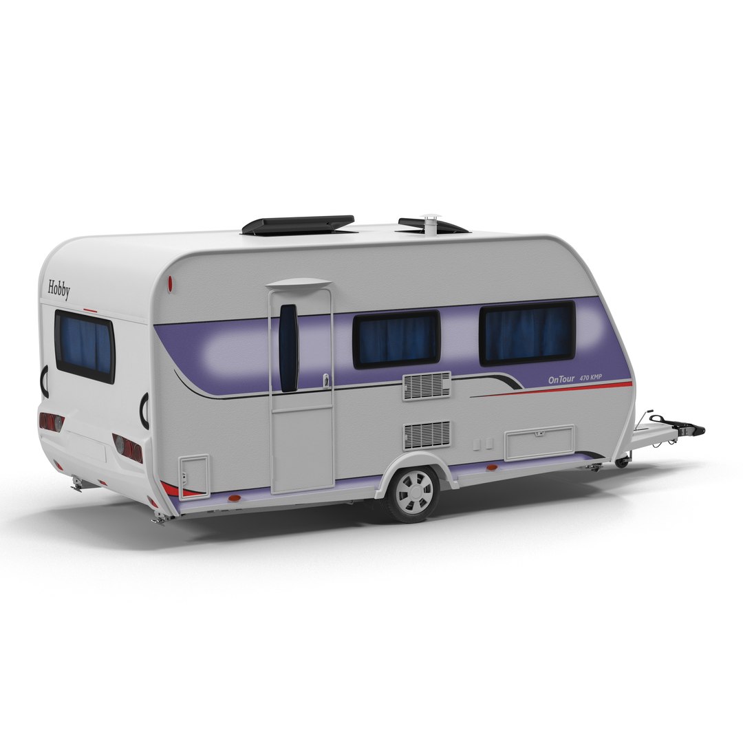 Hobby Caravan Ontour 3D model preview