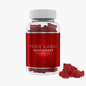 Gummy Supplement Bottle 2
