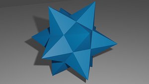 Geometric Figure Small Stellated Dodecahedron