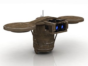 3D model lift droid transpoter
