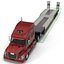 Truck and Double Drop Lowboy Tri Axle Trailer 2