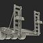 Truck and Double Drop Lowboy Tri Axle Trailer 2