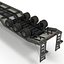 Truck and Double Drop Lowboy Tri Axle Trailer 2