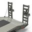 Truck and Double Drop Lowboy Tri Axle Trailer 2