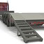 Truck and Double Drop Lowboy Tri Axle Trailer 2