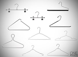 pack hangers shops 3D model