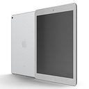 iPad Air 2 Silver 3D Model