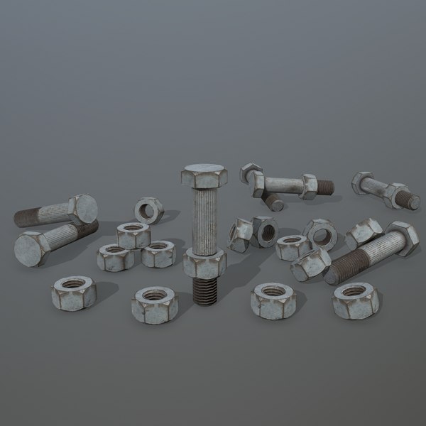 Bolts 3D model - TurboSquid 1521987