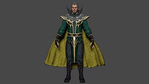 3D model Baron Mordo Low-poly