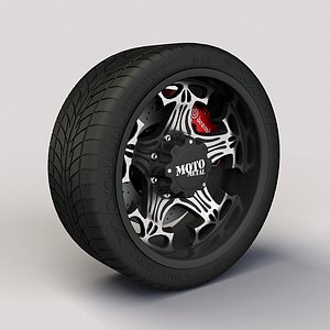 metal 909 skull rim obj