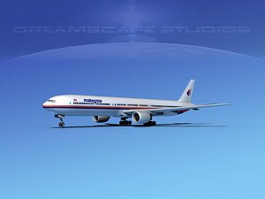 3d model boeing 777-300