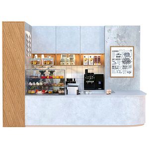 Design project of a coffee house 3D model
