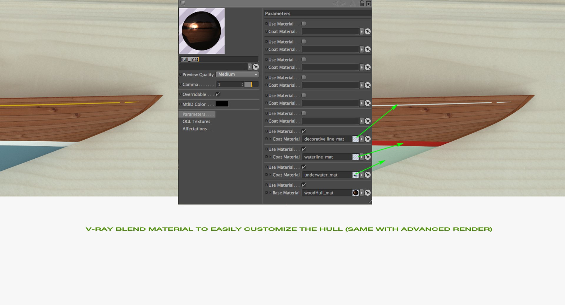 3d Model Decorative Half Hull Sailboat