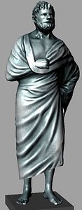 roman statue 3d model