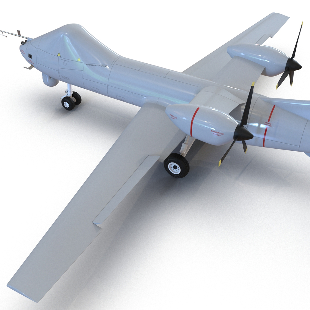 3d Model Bae Systems Mantis Uav