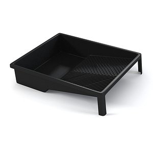 brush roller tray 3d model