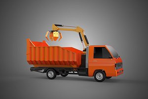 DUMP TRUCK GRAPPLE CAR PICK UP SCRAP GARBAGE GRABBER CRANE LIFT
