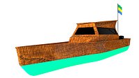 Gabon Wooden Boat