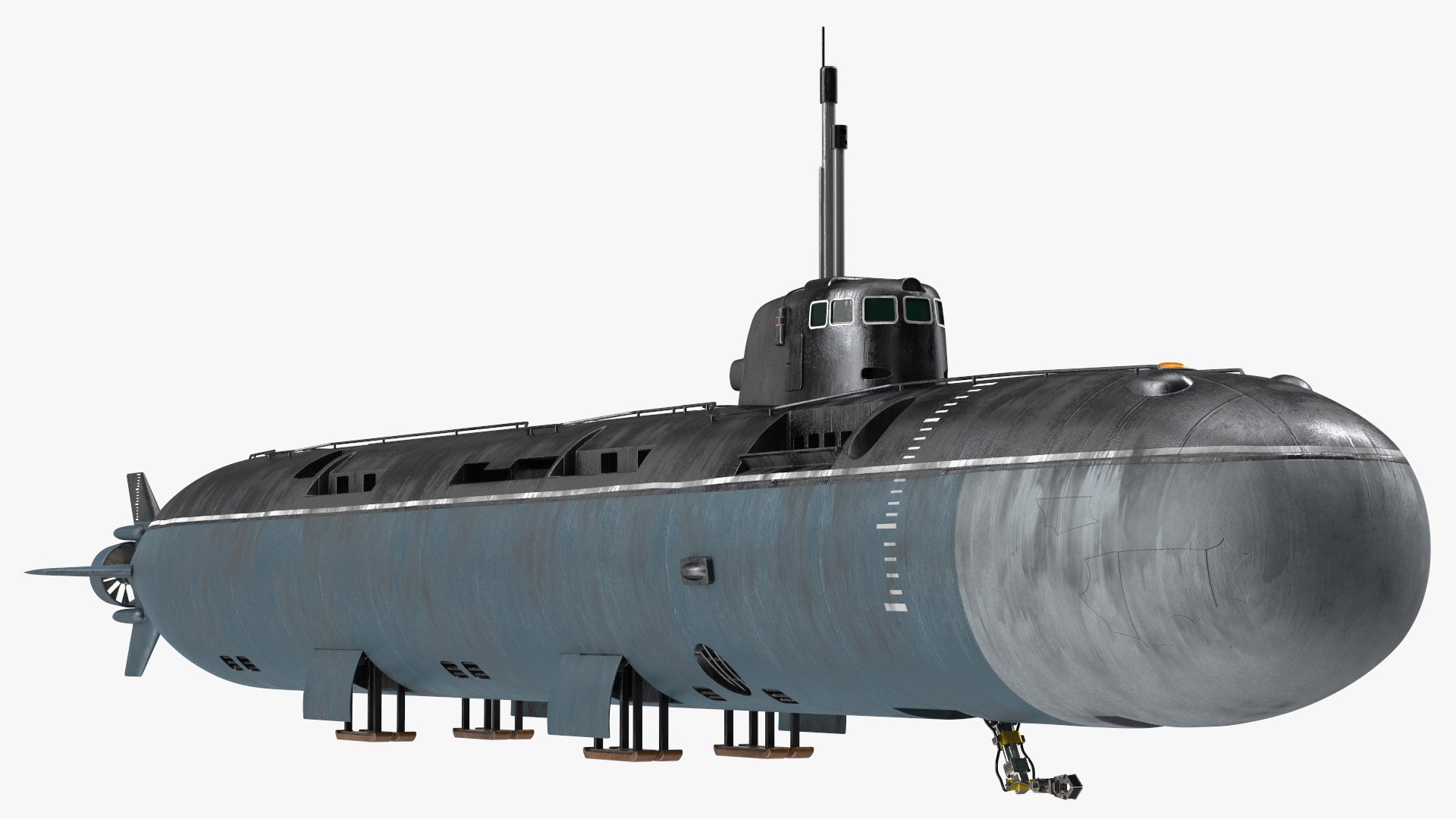 Deep-Sea Nuclear Submarine Losharik 3D model