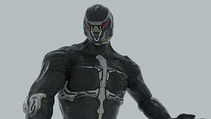 Cyborg in nano suit
