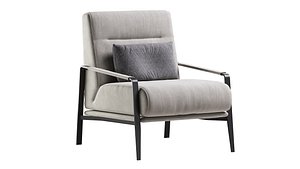 MODENA Fabric Armchair 3D