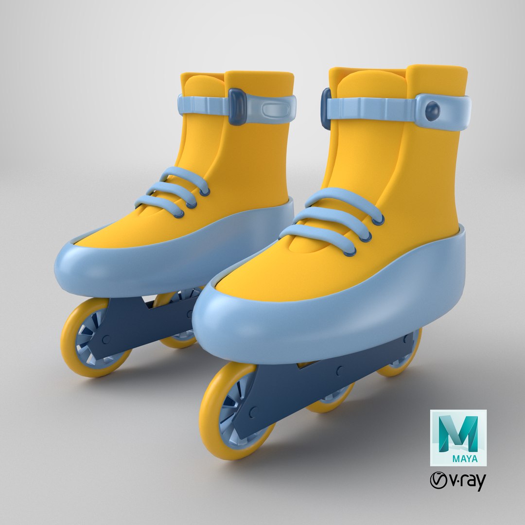 Stylized Roller Skates model https://p.turbosquid.com/ts-thumb/BX/5jADgw/CF/stemcell_maya_vray_render/png/1777029404/1920x1080/fit_q87/914ca6f44859c1b85ebfcb07badecc57f3fa4cca/stemcell_maya_vray_render.jpg