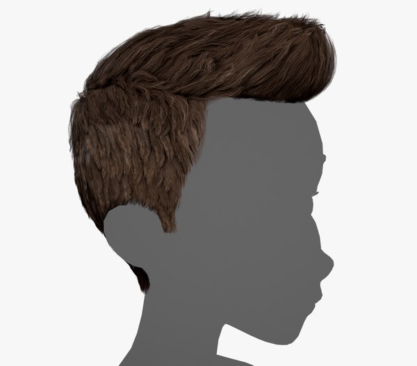 Male Hair Cards Style 2 - Short Straight 13D模型 - TurboSquid 1983479