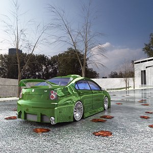 street racing car 3D model