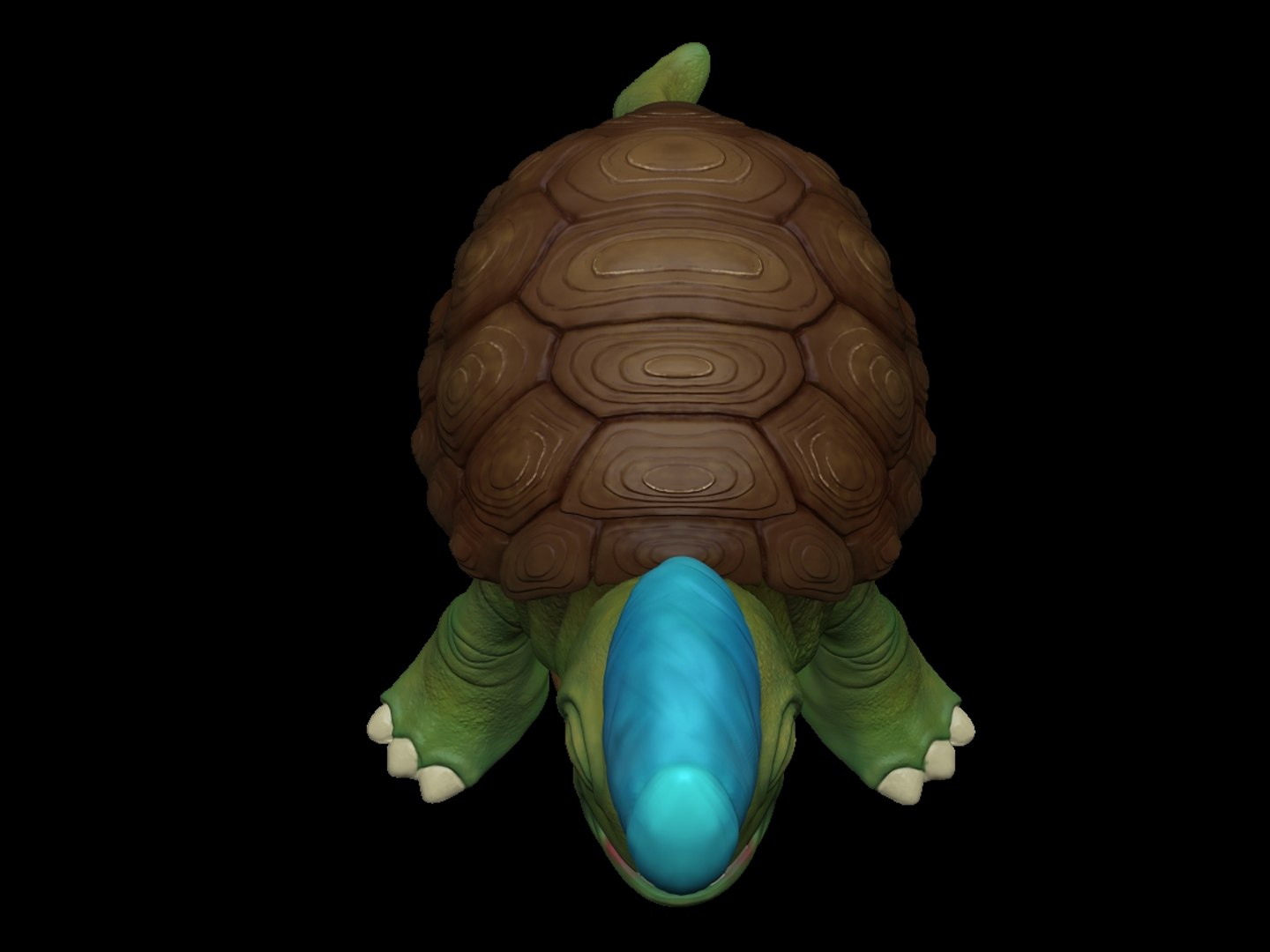 turtle miniature 3d model