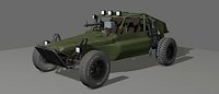 Dune Buggy - Rigged