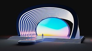 Entertainment Concert or Award Event Stage 3D model