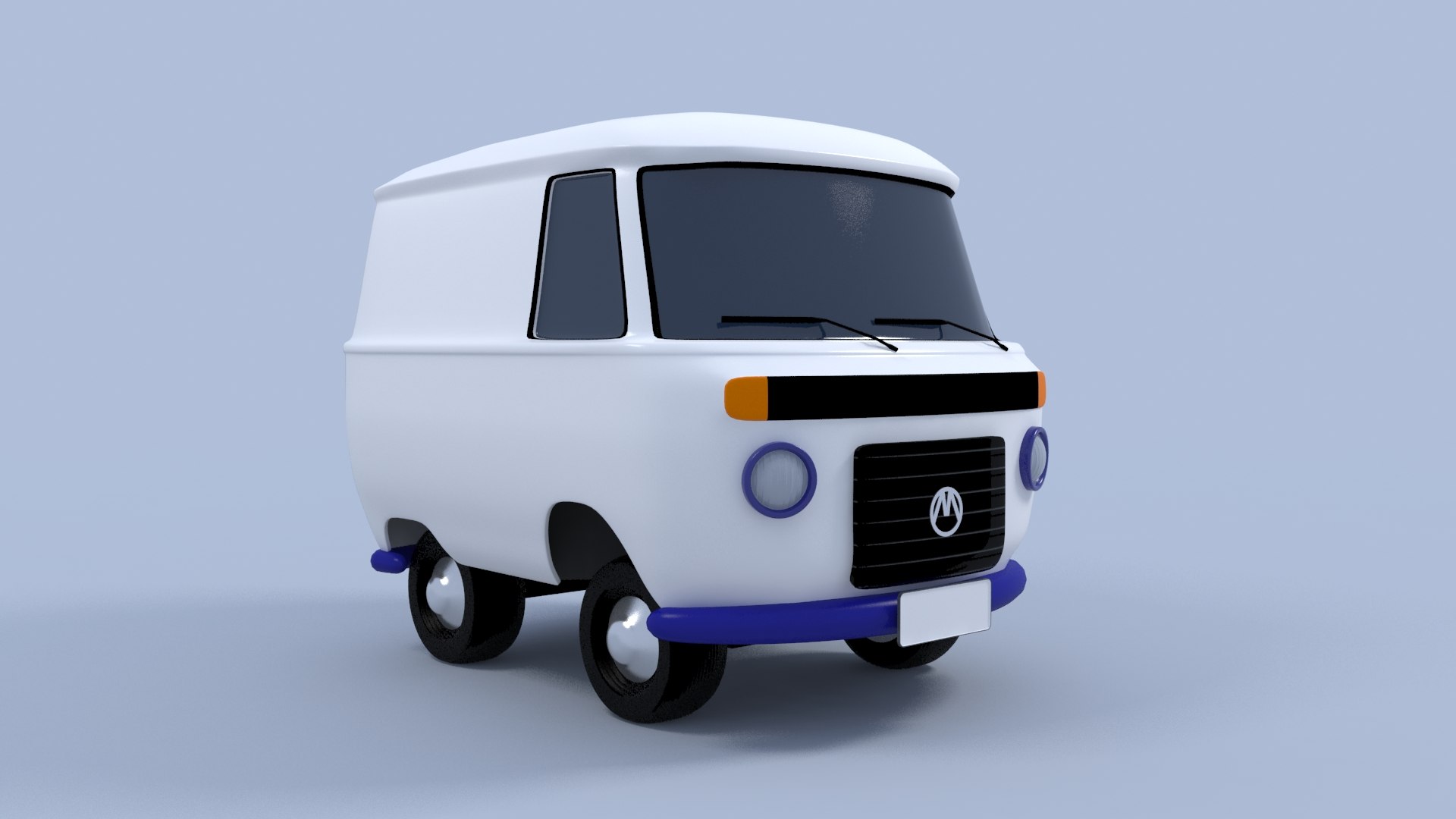 Cartoon kombi 3D model - TurboSquid 1171686