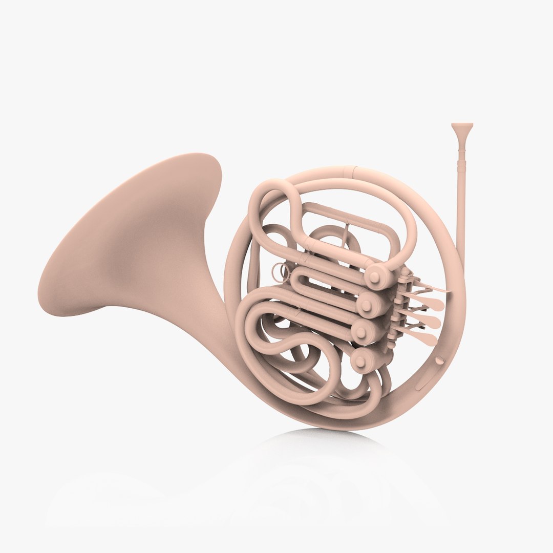 French Horn 3D Model TurboSquid 2130693