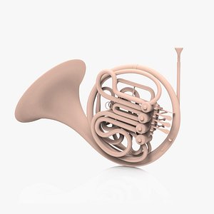French Horn 3D model