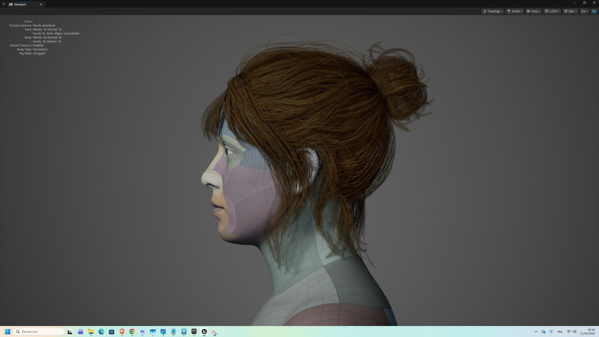 Realistic Messy Bun Hair Asset with Bangs Compatible MetaHuman 3D model https://p.turbosquid.com/ts-thumb/BX/IFNUQl/fF/u2/jpg/1782728479/1920x1080/fit_q87/91aa998c5bf9962bb06dc34b8203303f2bc3933b/u2.jpg