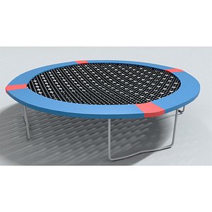 3D laos Kids Trampoline model