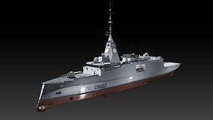FDI frigate FS Amiral Ronarch 3D model