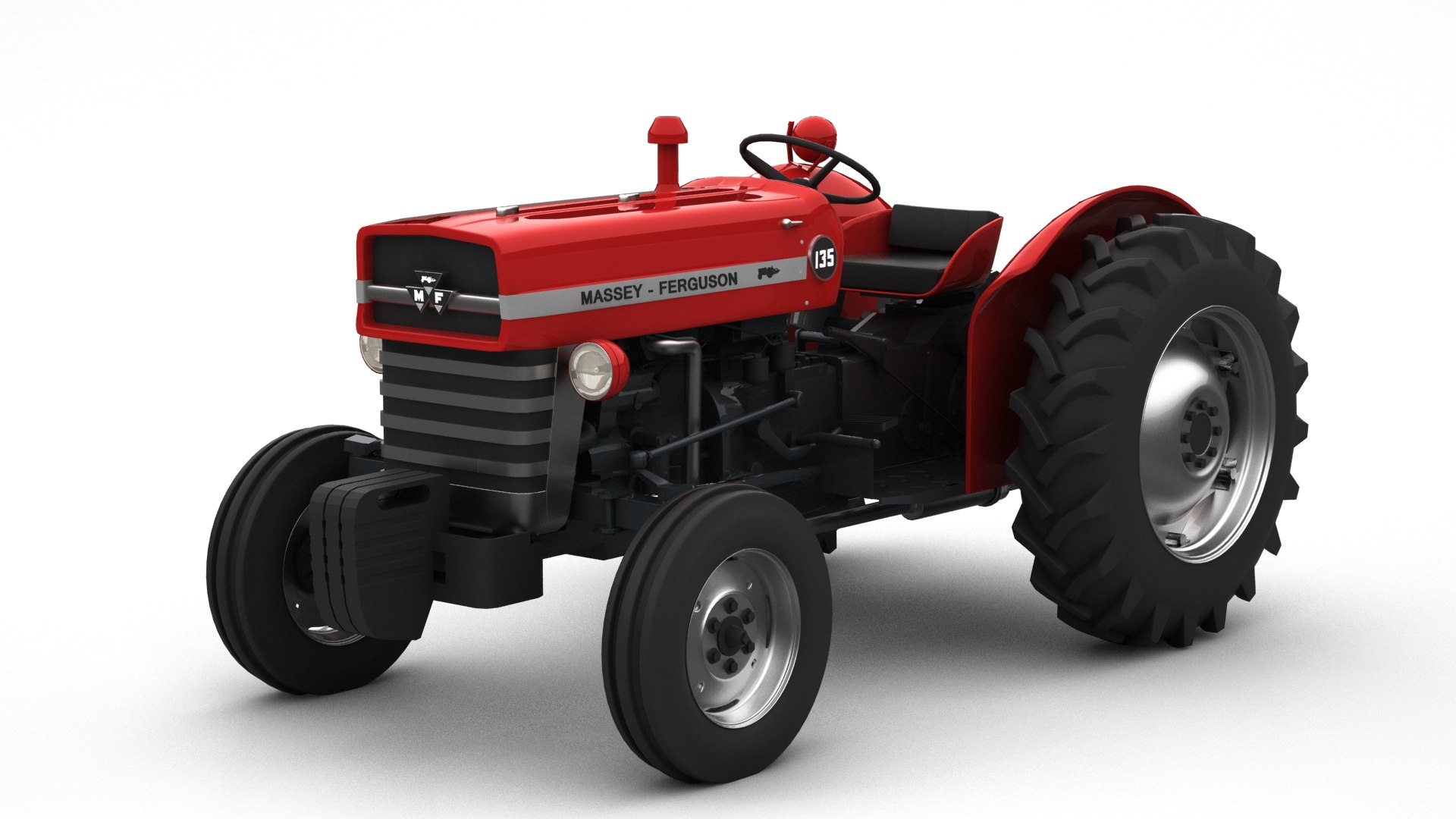 Massey Ferguson 135 - 1964 3D model - TurboSquid 2010505