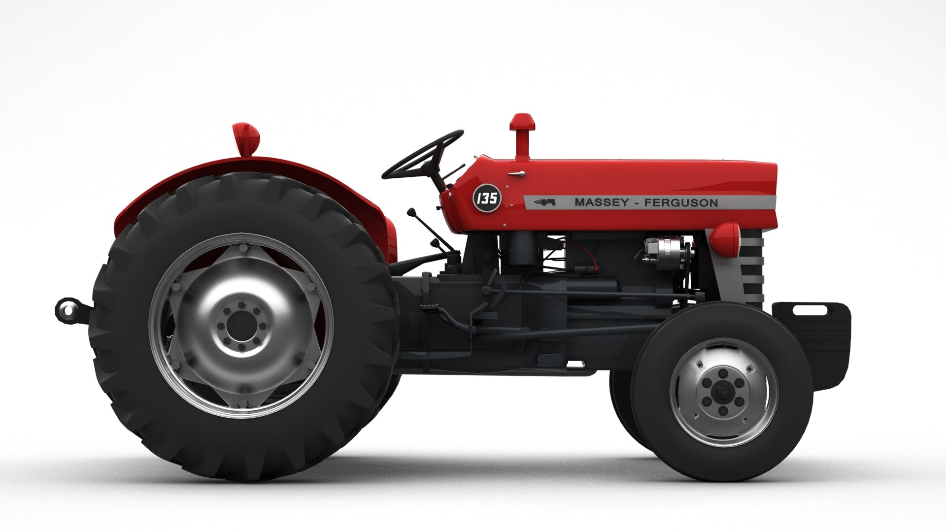 Massey Ferguson 135 - 1964 3D model - TurboSquid 2010505