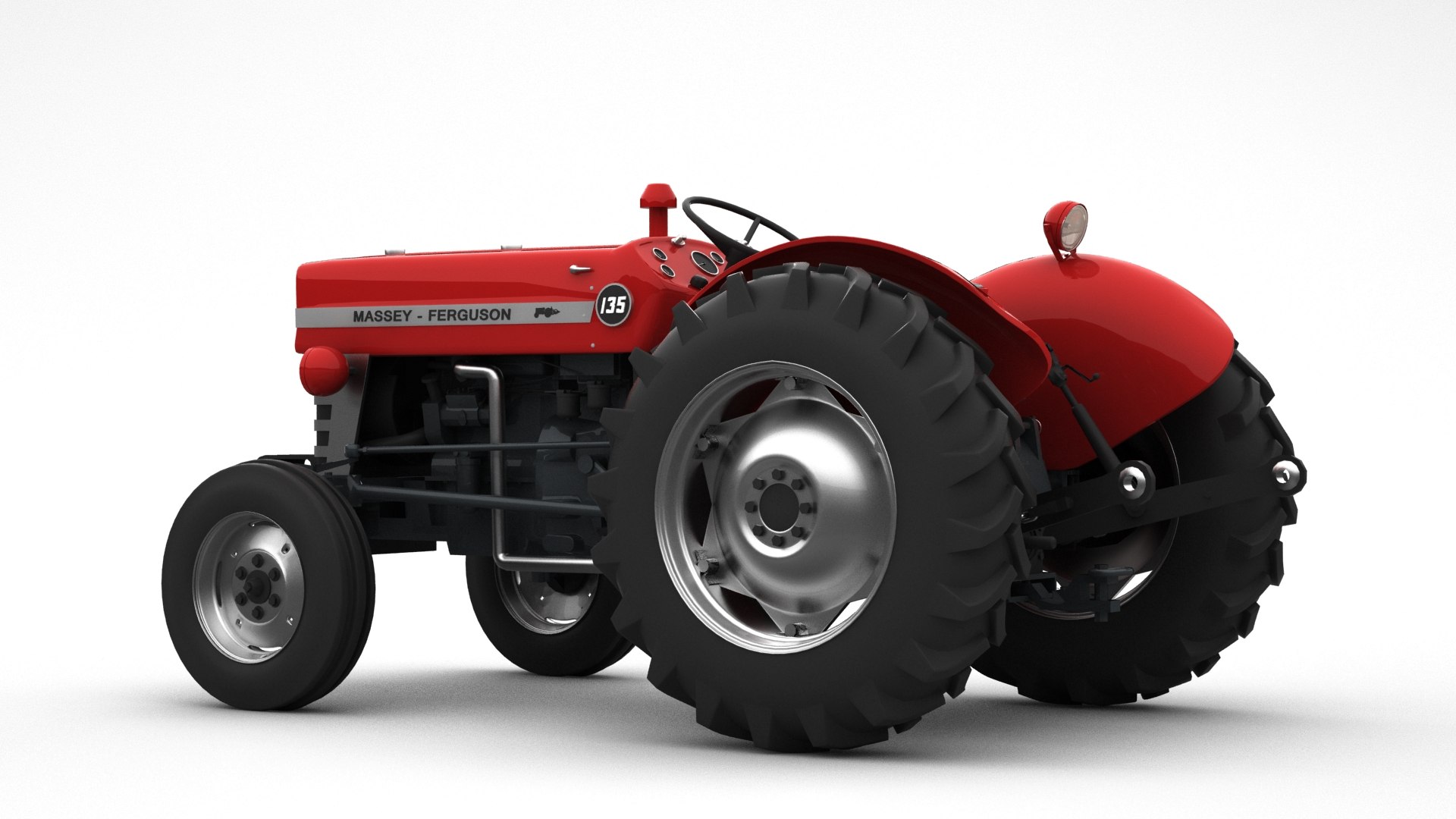 Massey Ferguson 135 - 1964 3D model - TurboSquid 2010505