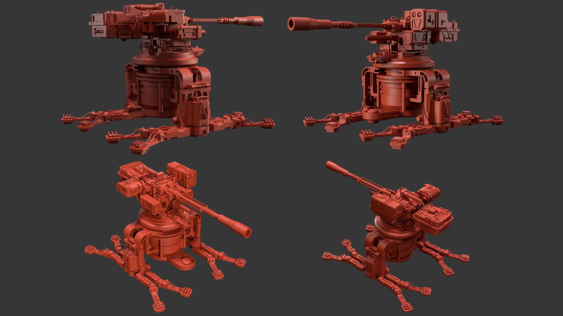 Sentry Gun-1-Rusty-4 Colors 3D model https://p.turbosquid.com/ts-thumb/BX/U1Euej/Q3/6/jpg/1792746143/1920x1080/fit_q87/2c2db1f8df33b7e9147f4600ff9335b7a25f3020/6.jpg