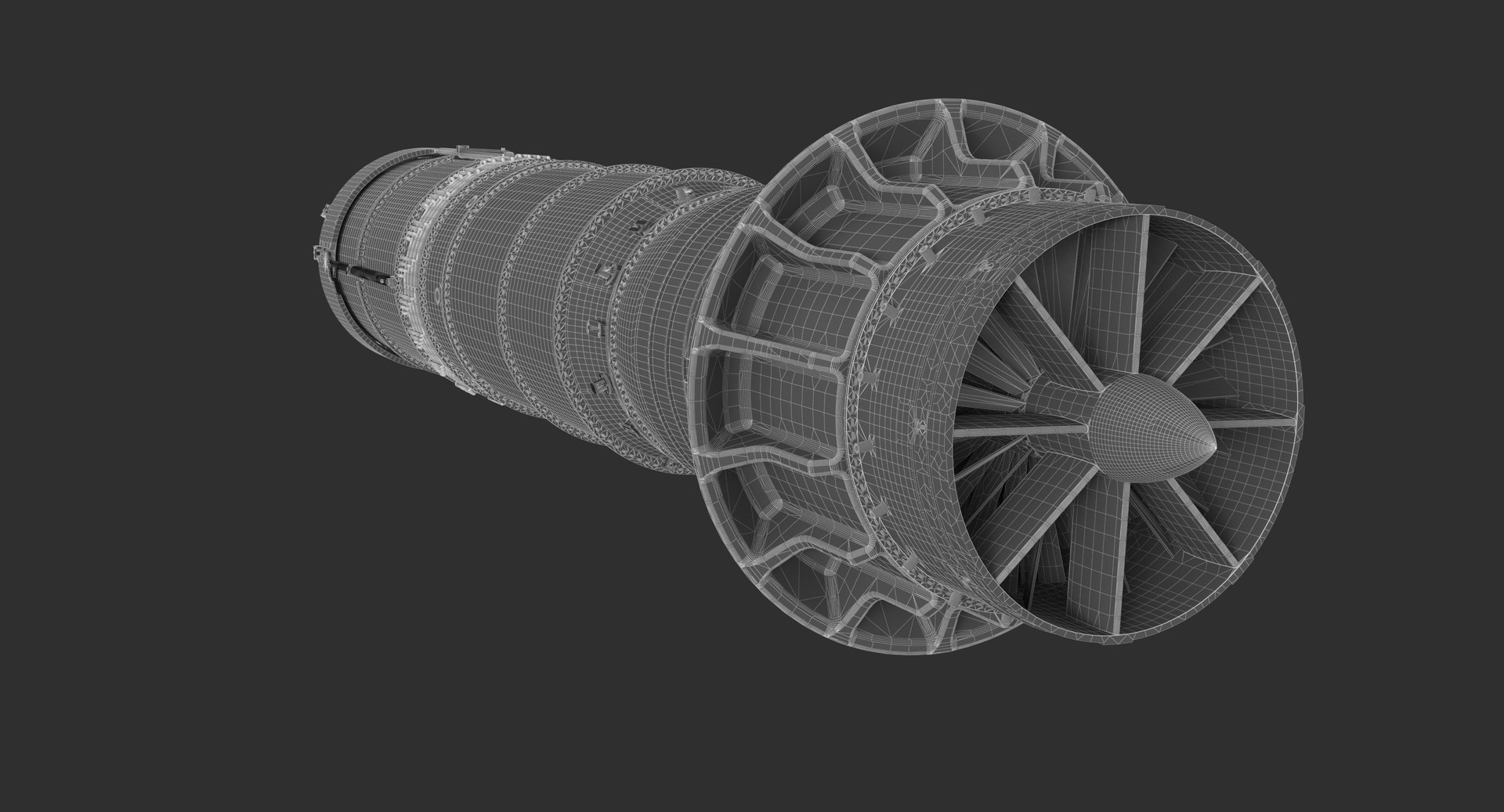 3d Model Jet Engine