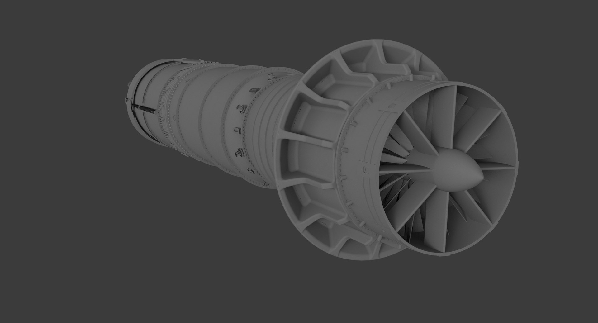 3d Model Jet Engine