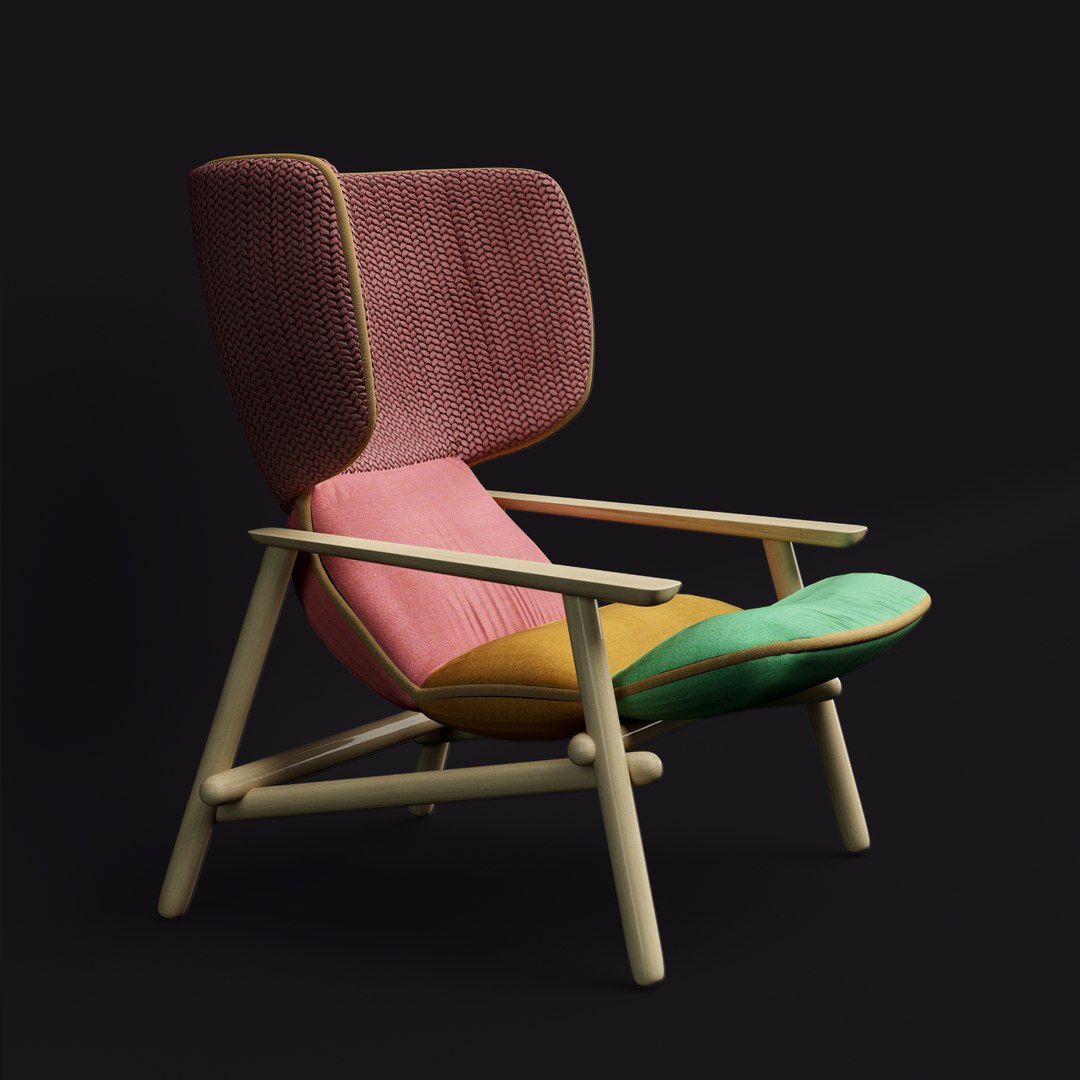 Lilo Armchair, by Patricia Urquiola - Moroso