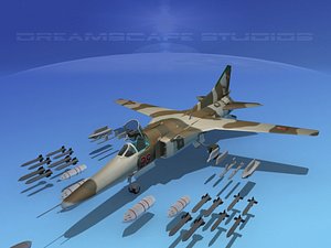 mig-27 flogger 3d model