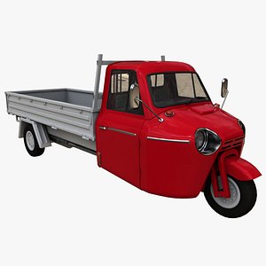 3D model wheeler car