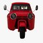 Coche de tres ruedas