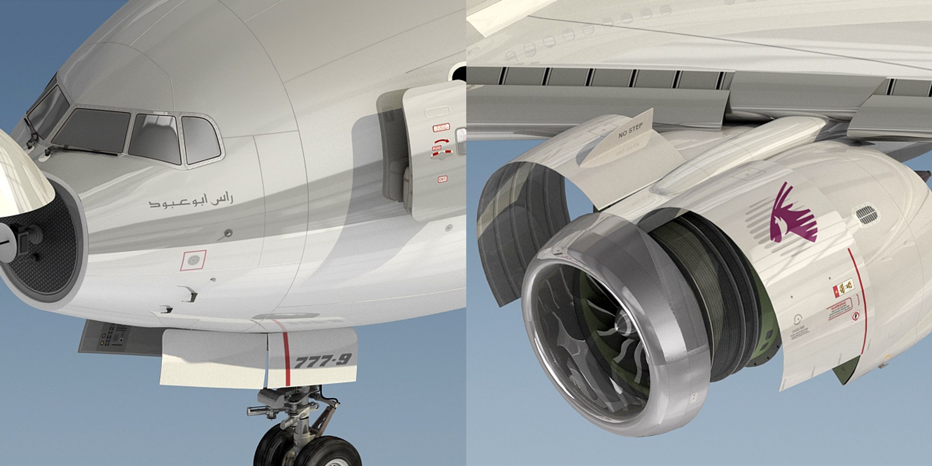 boeing 777-9 aircraft qatar model https://p.turbosquid.com/ts-thumb/BX/j8auVn/8jh95z9Y/777_9_qatar_25/jpg/1580764421/1920x1080/fit_q87/58a157ca87978c9dbb20f97c125d58cbe0d599e6/777_9_qatar_25.jpg