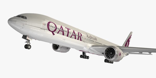 ボーイング777-9カタール航空3Dモデル - TurboSquid 1505383