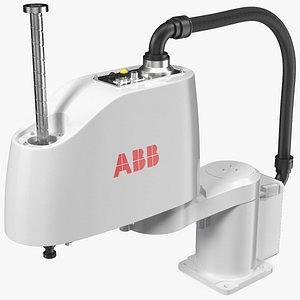 ABB IRB 910SC Industrial Robot Arm 3D